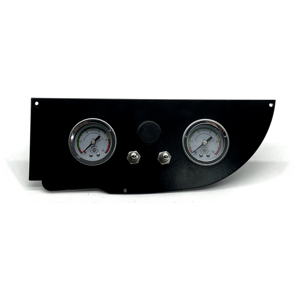 Dual Gauge Dual Inflation Valve Dash Panel for: Fiat Ducato, Peugeot Boxer, Citroen Relay 2006 onwards